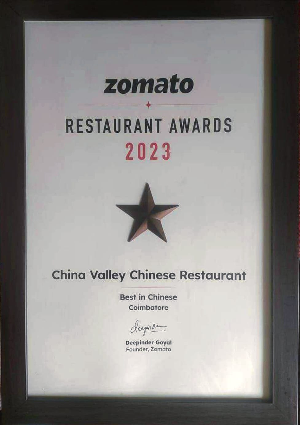 Zomato Best in Chinese (2023)